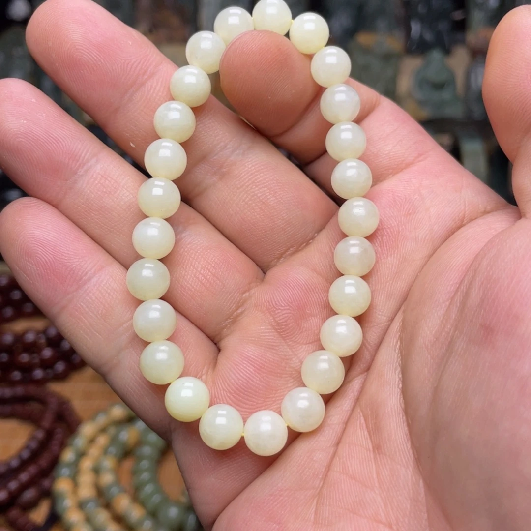 岫岩老玉（透闪石质玉）未镶嵌颈饰