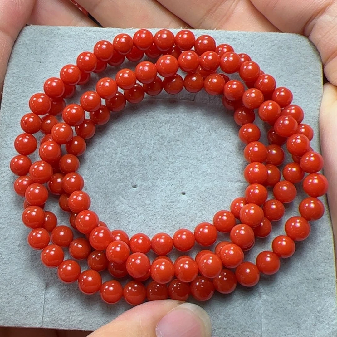 南红玛瑙手串未镶嵌