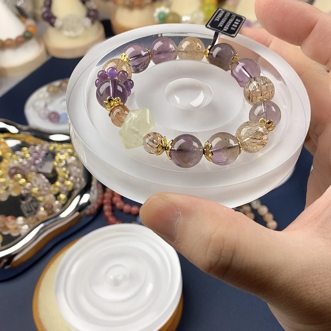 银S925镶嵌手链水晶