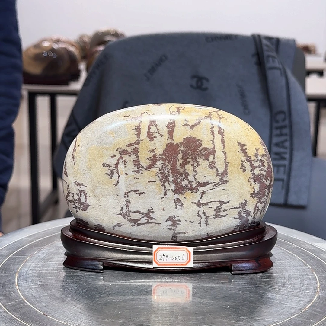 长江画面石中号摆件