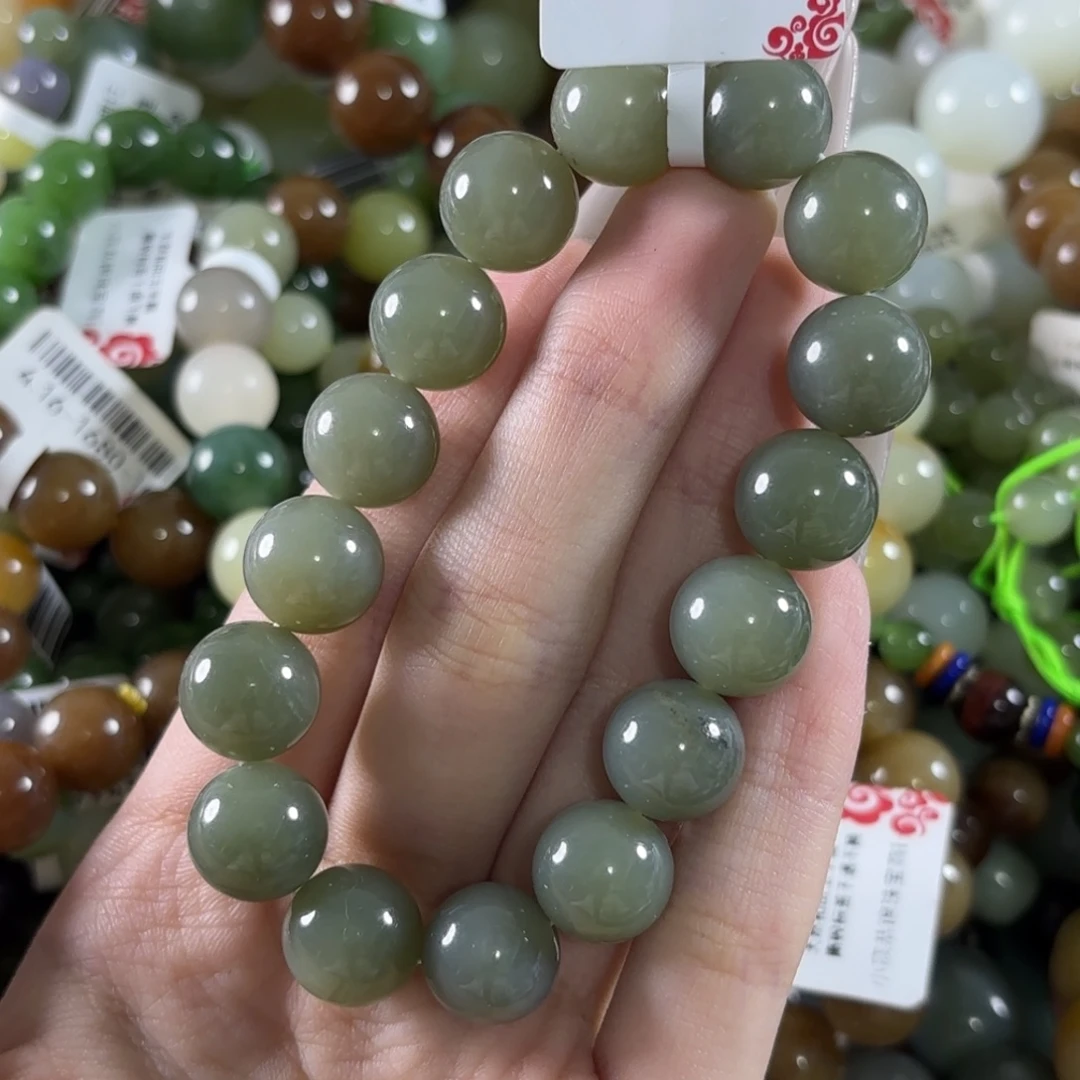 和田玉未镶嵌手链223