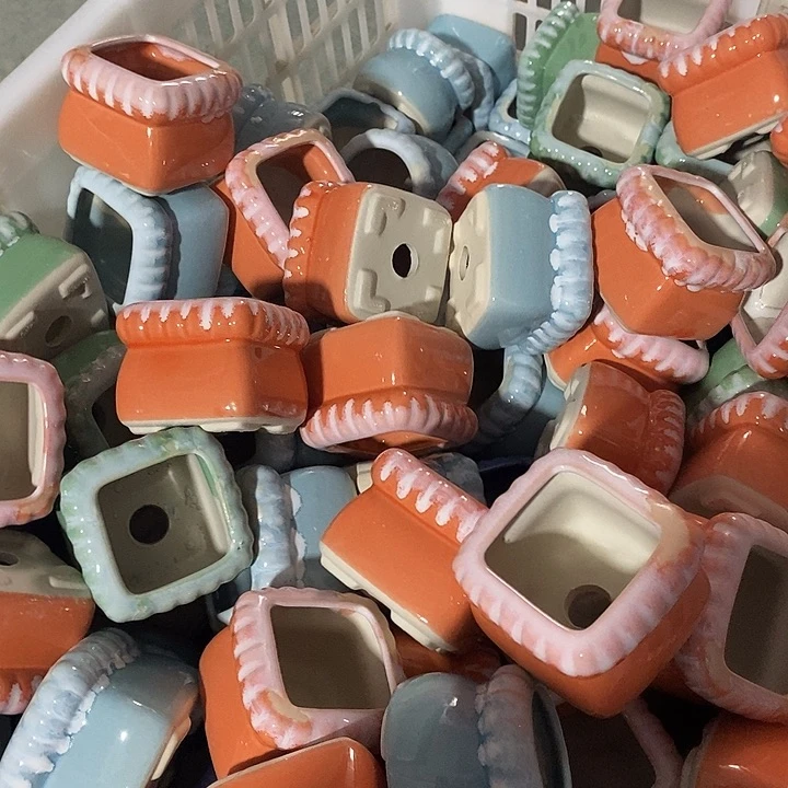 红陶【满10米包邮默认微瑕疵】6个瑕疵