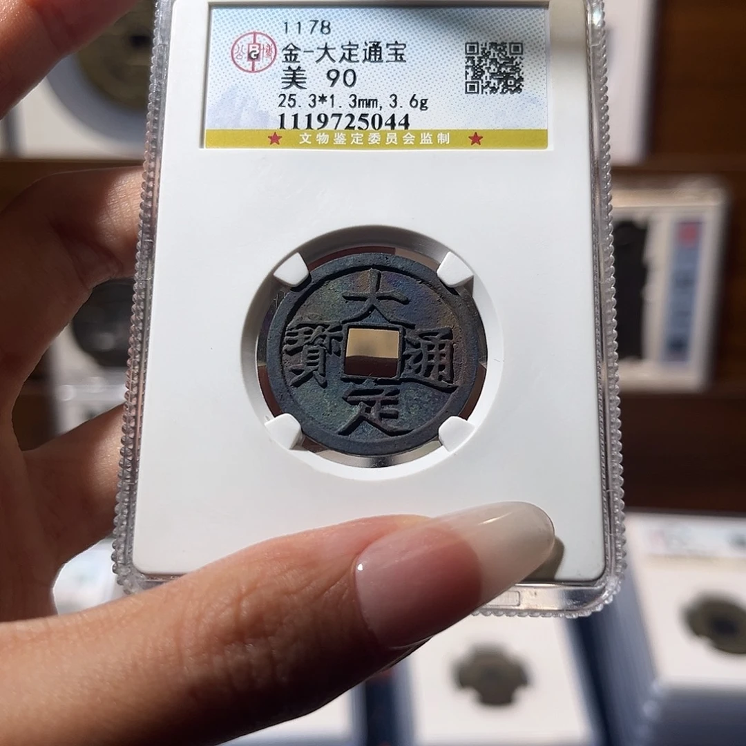 铜qf坑大定通宝 保真保老 高品质