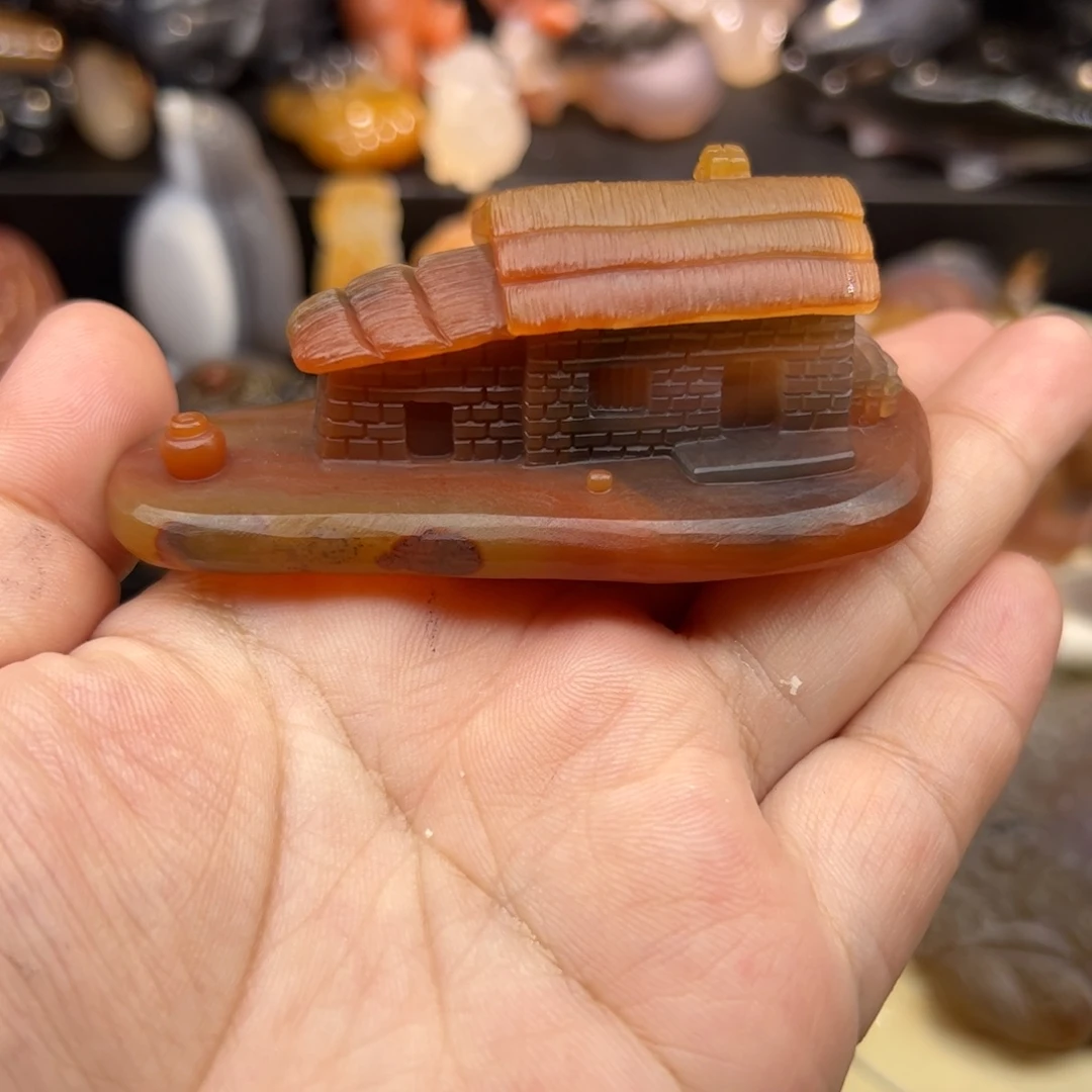 玛瑙/玉髓未镶嵌摆件