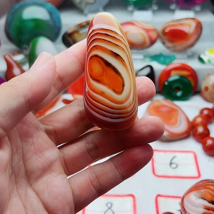 玛瑙/玉髓手把未镶嵌@*哥