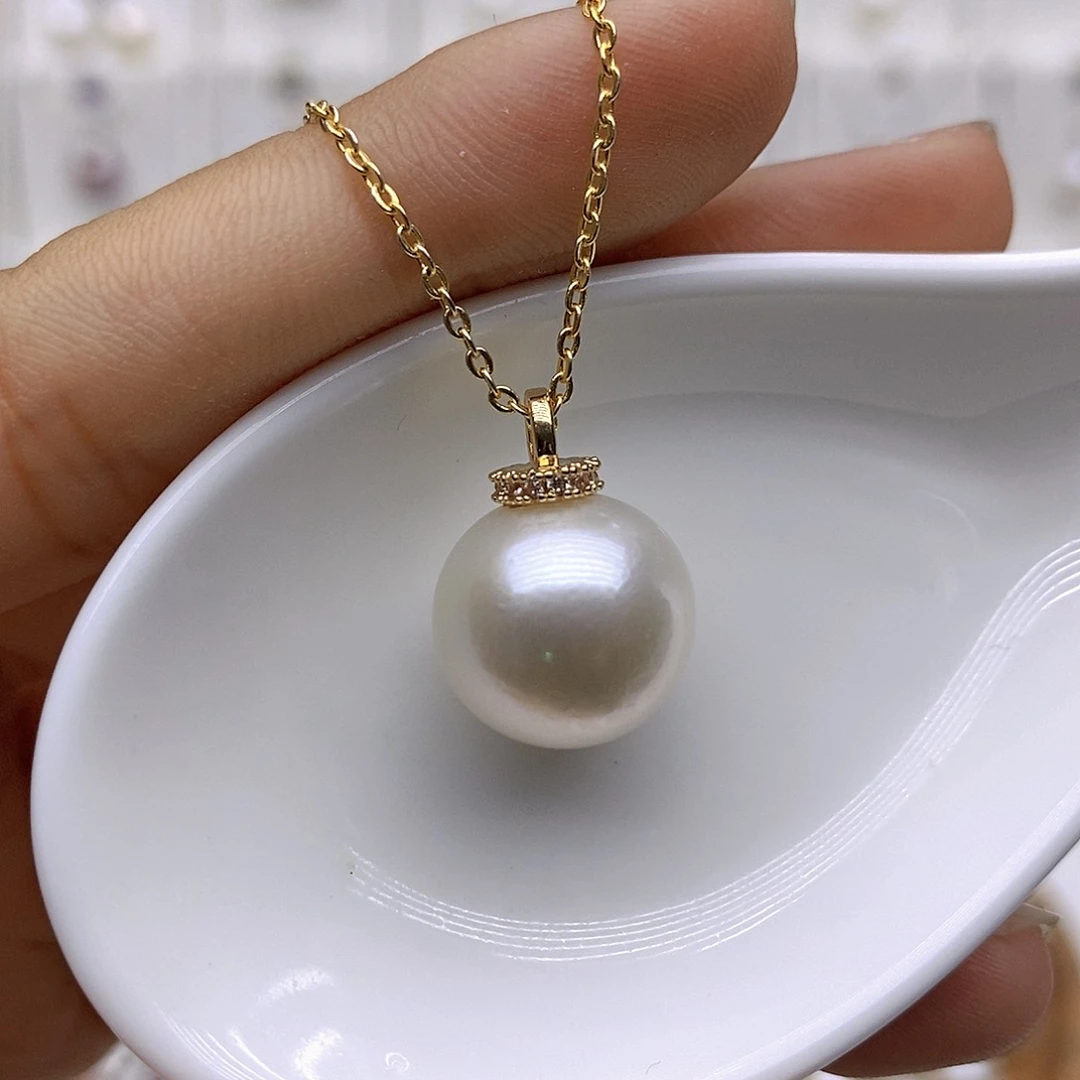 淡水珍珠未镶嵌吊坠(赠链)
