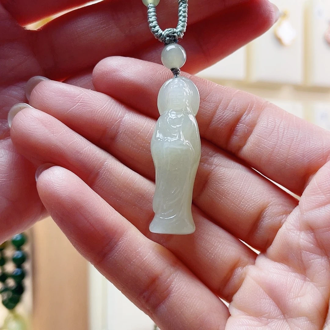 那****和田玉未镶嵌吊坠(赠链)