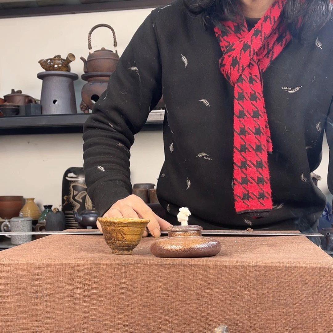 紫泥茶壶紫砂粗陶茶器