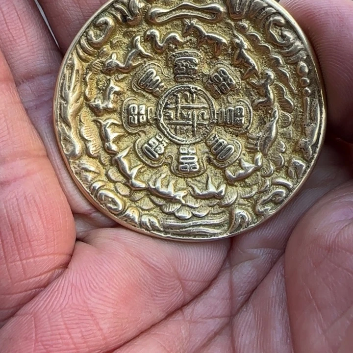 铜铁合金类藏地拾遗藏区九宫