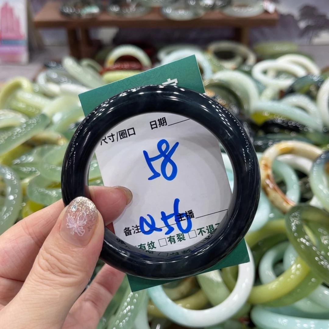 岫玉未镶嵌手镯手镯