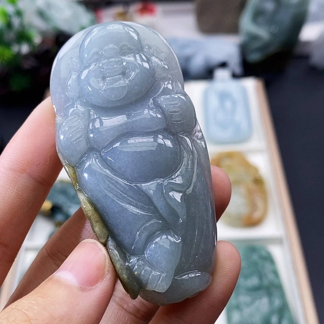 颈饰未镶嵌翡翠金*树缅甸翡翠a货