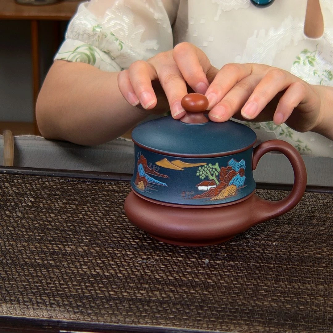 【闪购商品】茶杯紫砂高货放漏