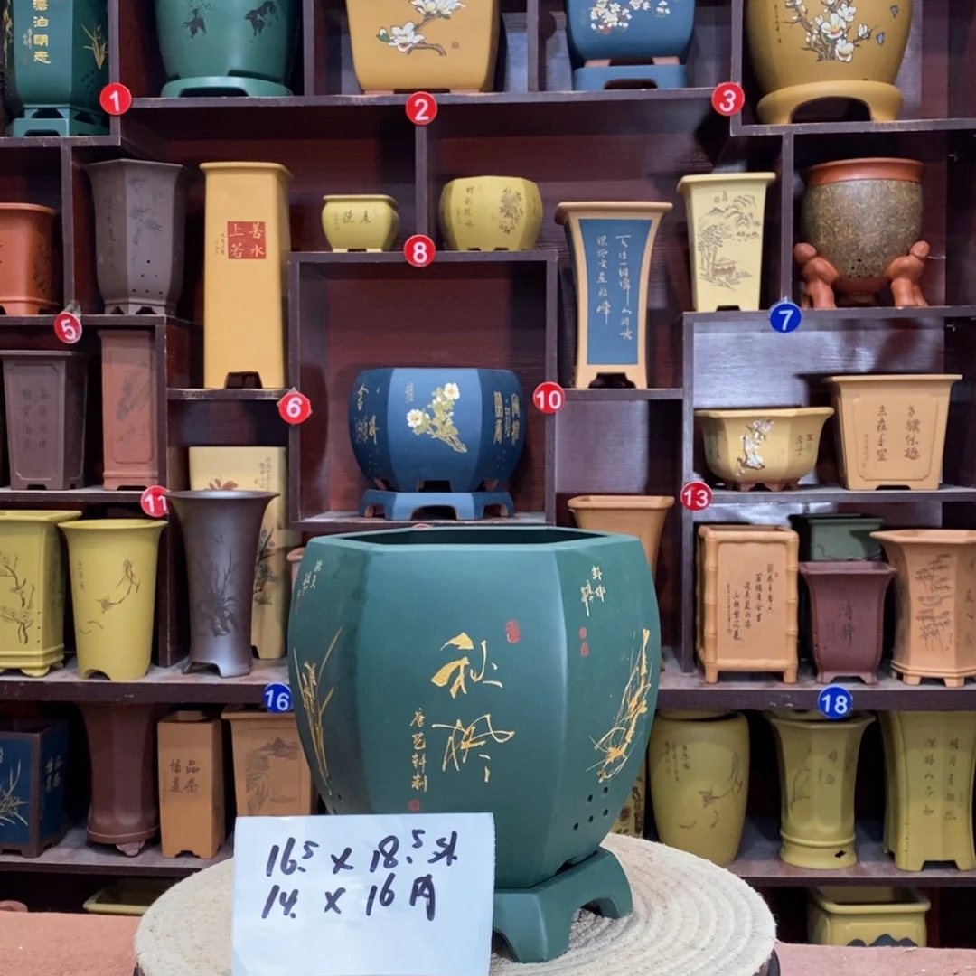 紫砂花盆紫砂花盆