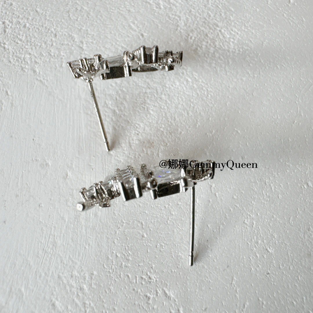 铜合金合成锆石耳饰 娜娜GemmyQueen耳环GQ04589