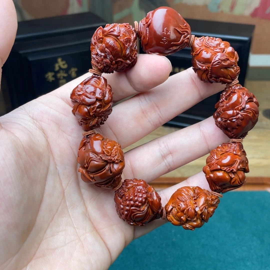 橄榄核手串满***丶钟馗表弟回血