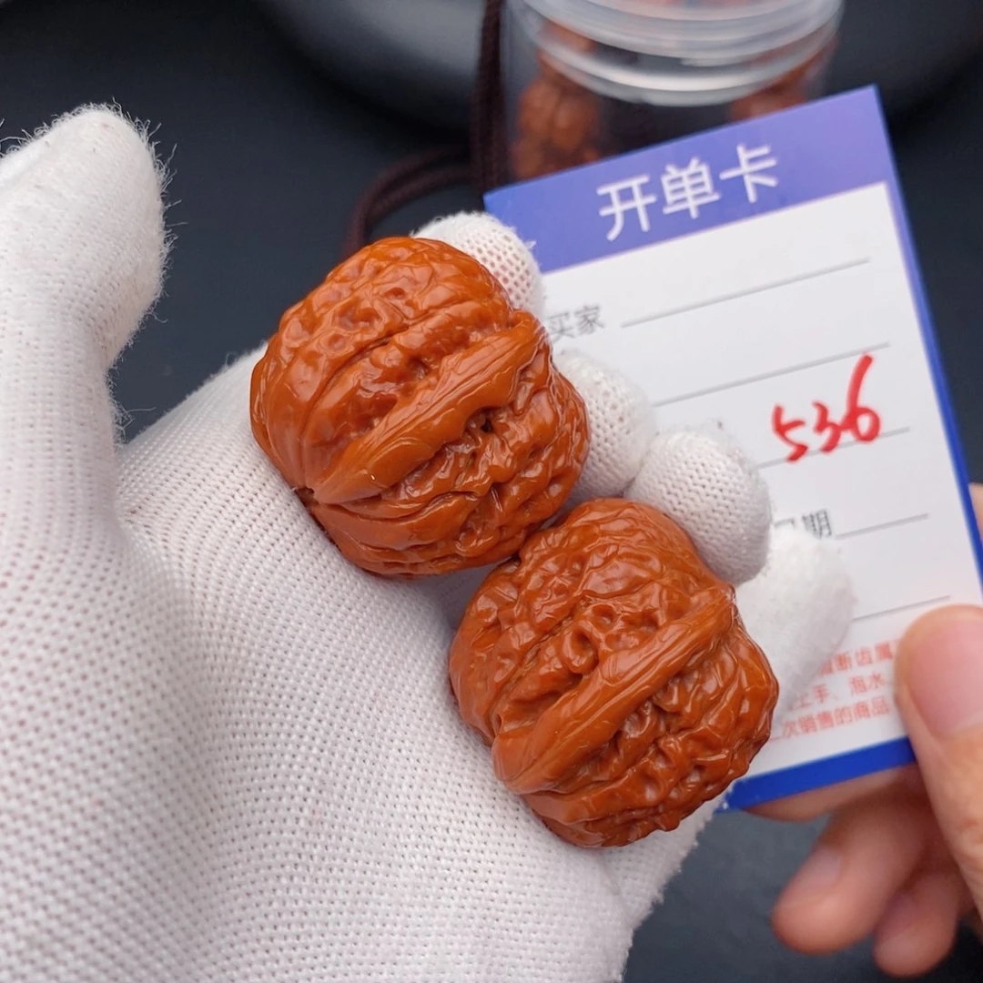 文玩核桃把件35甲骨文536