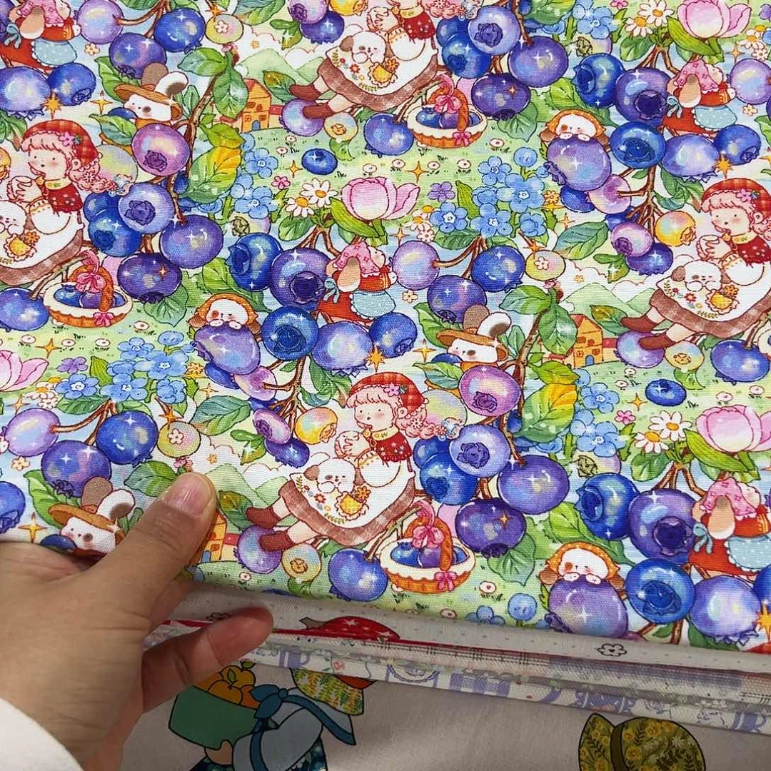 棉福袋一米价纯棉8安帆布1.5米宽果子块