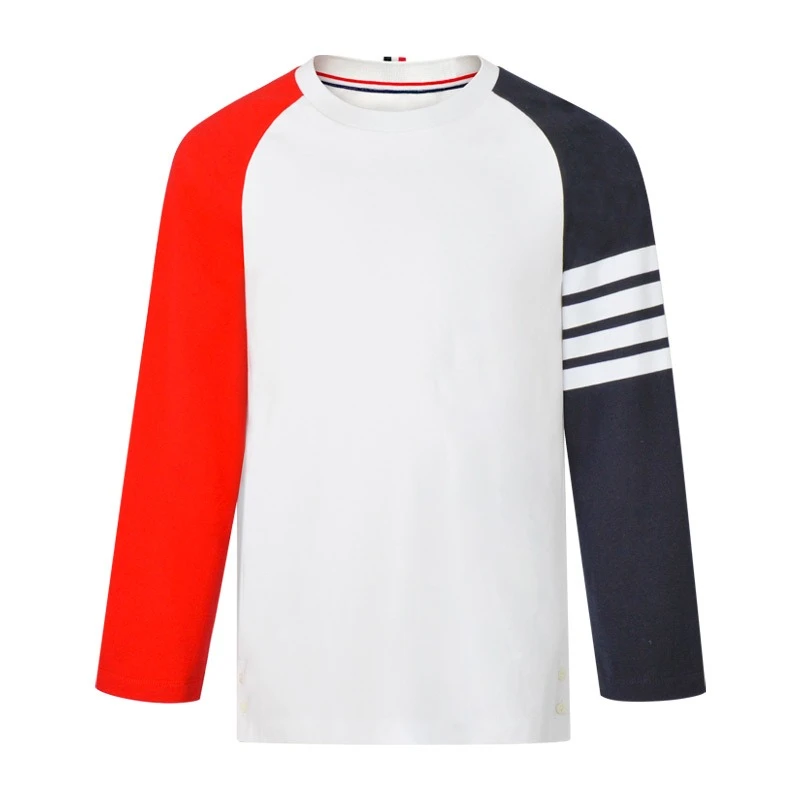 (清)男女同款全棉撞色长袖卫衣 B0306