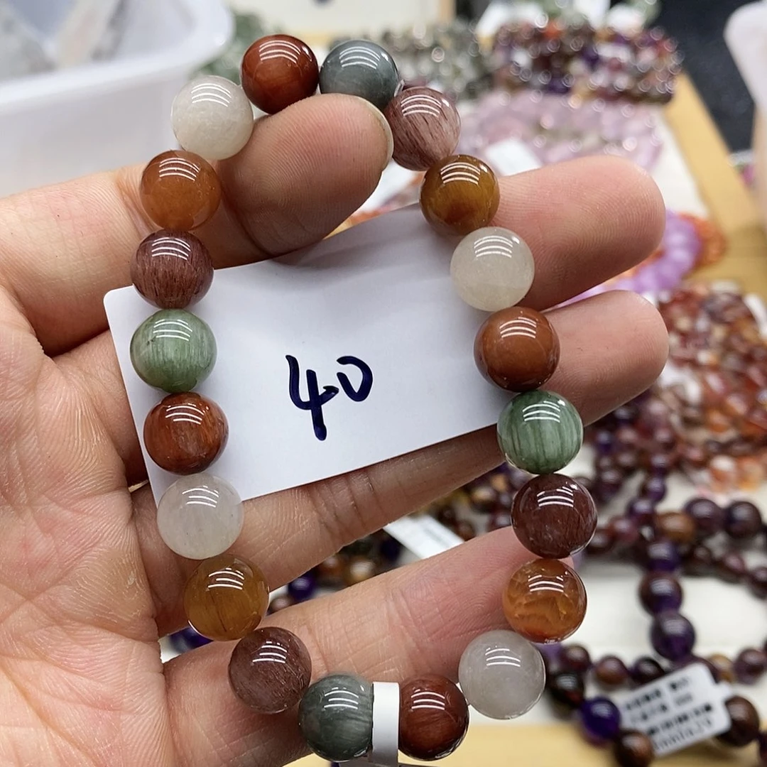 水晶手串未镶嵌天然