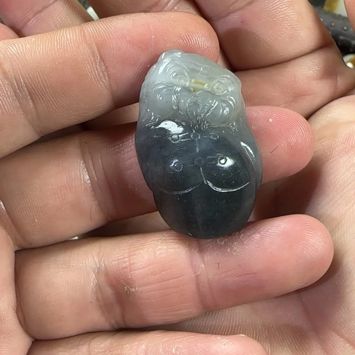 菲***墨和田玉未镶嵌颈饰拍三有效