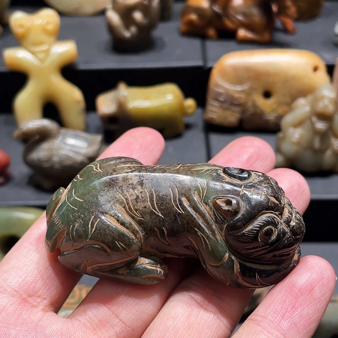 蓦***然和田玉（糖玉）未镶嵌挂件