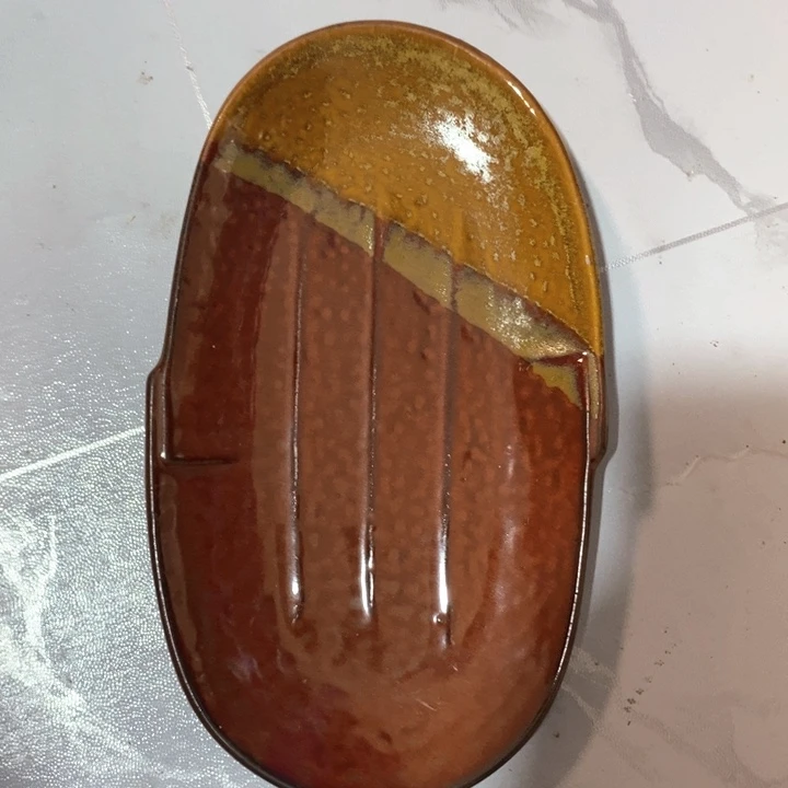 瓷片陶瓷品五厂椭圆盘