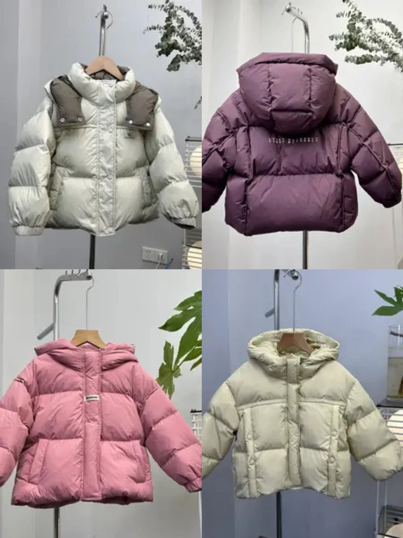 冬款羽绒服男女都可穿中大童时尚韩版反季