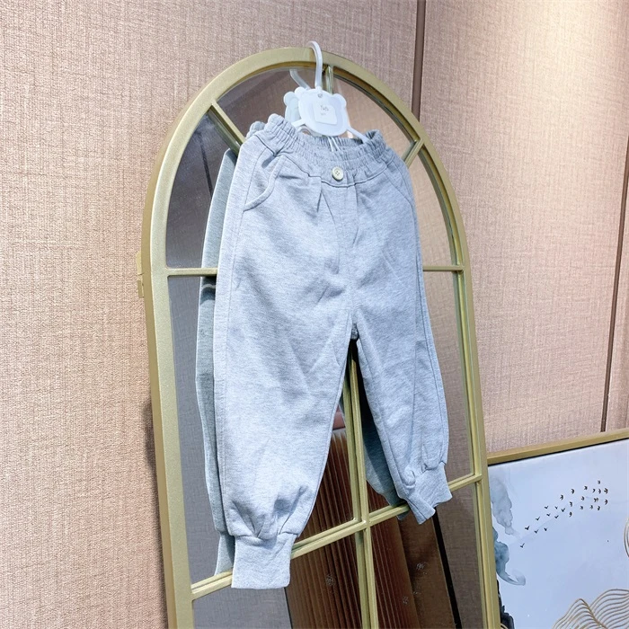 Y492    宝宝灰色单裤子