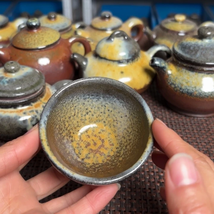 茶壶紫砂小鸡心抔100 C