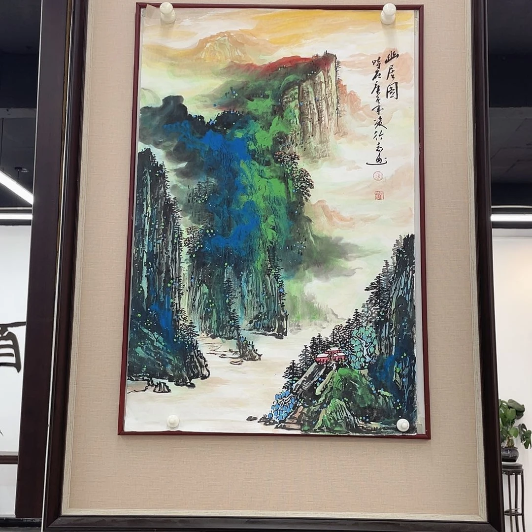 国画凌行志老师手绘国画精品