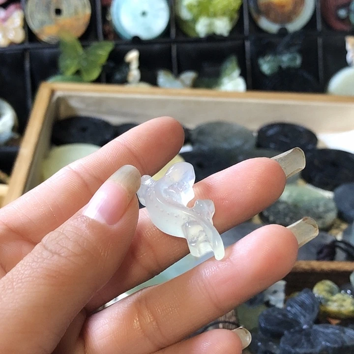 岫玉未镶嵌岫玉挂件
