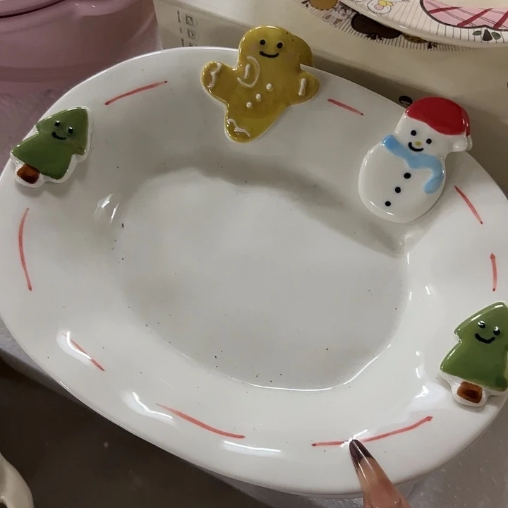 搪瓷微瑕姜饼人一个