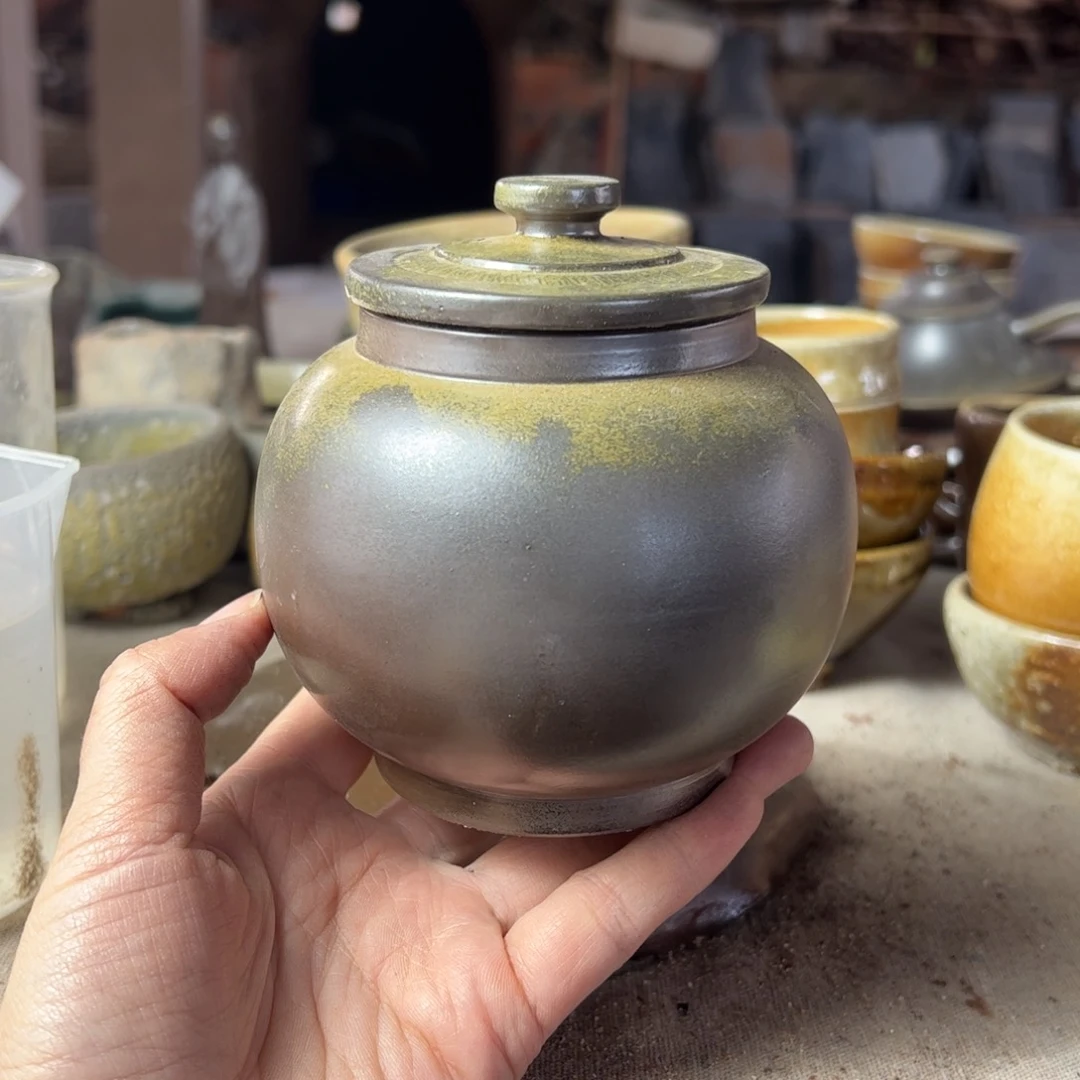 贵台龙窑柴烧茶壶A155