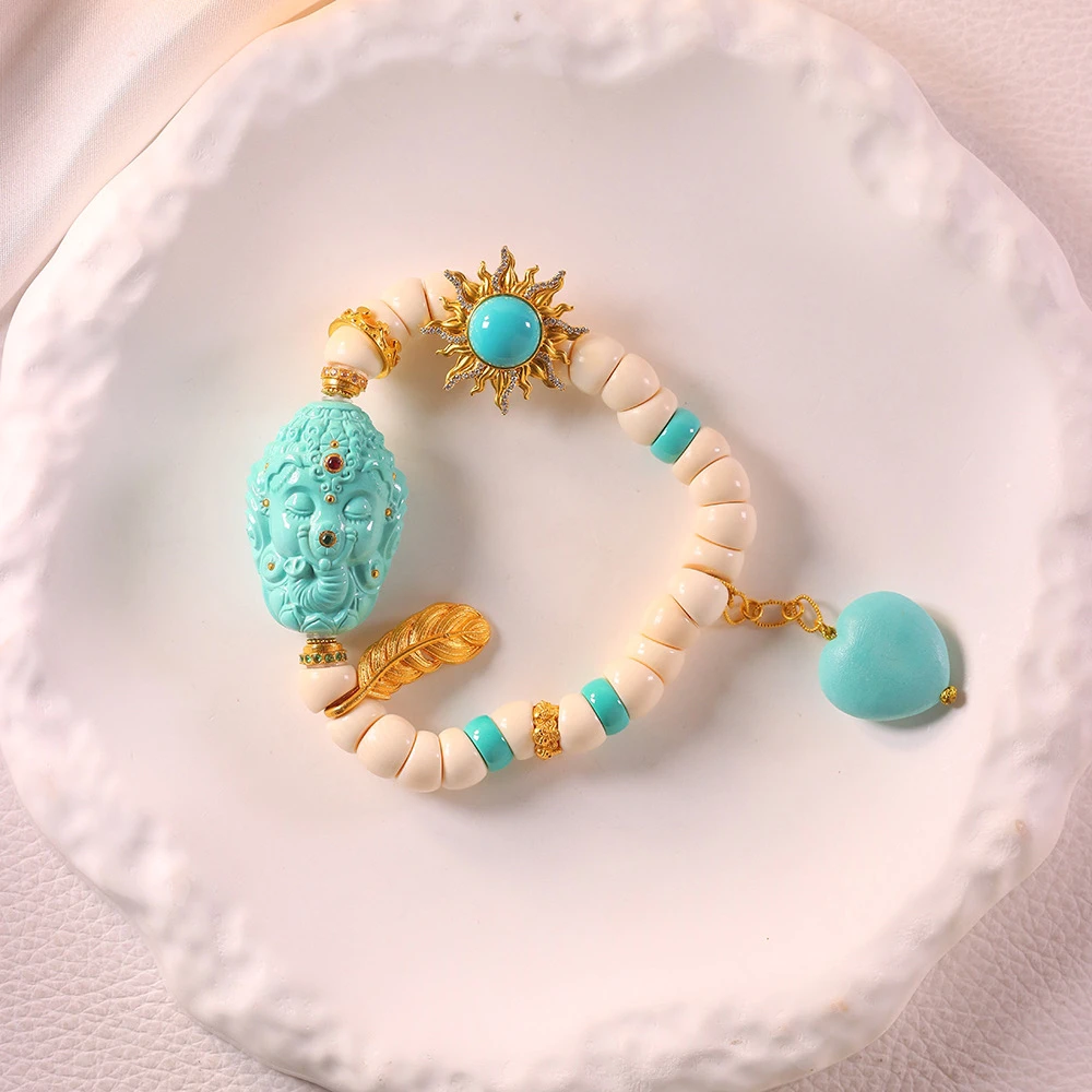 【已结缘 仅欣赏】潮系列 原创设计款猛犸大肠手串（自发 song有证）