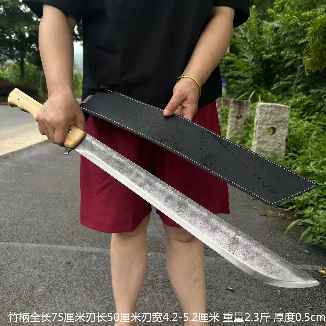 一体锰钢绣春刀武器真开山武术刀唐横刀车载户外防身合法未开刃