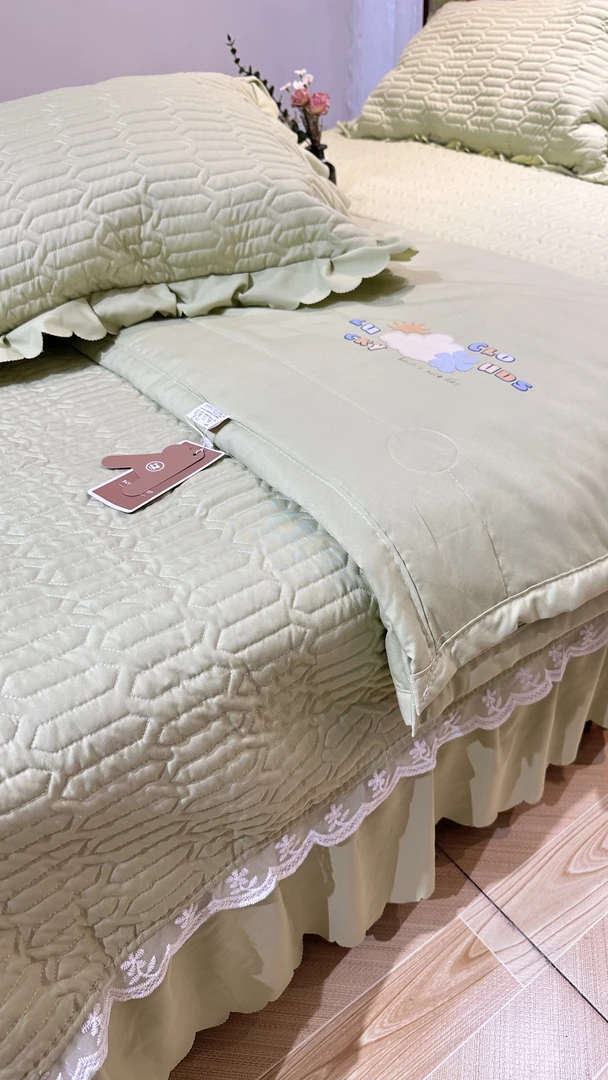 夏季清凉感四件套机洗公主风网红