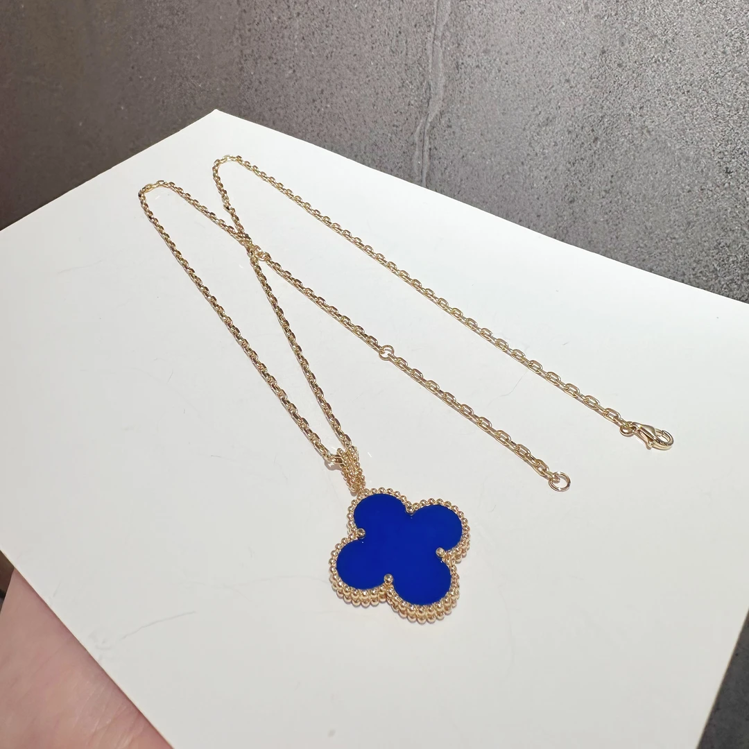 18k金 【26mm蓝花项链多样性发其一】