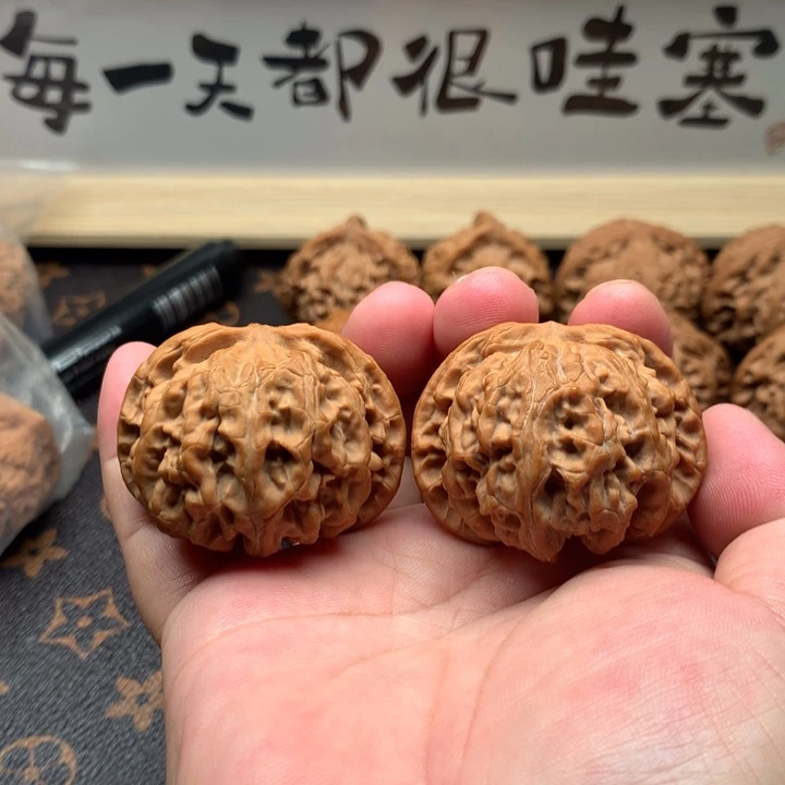 文玩核桃把件平果园