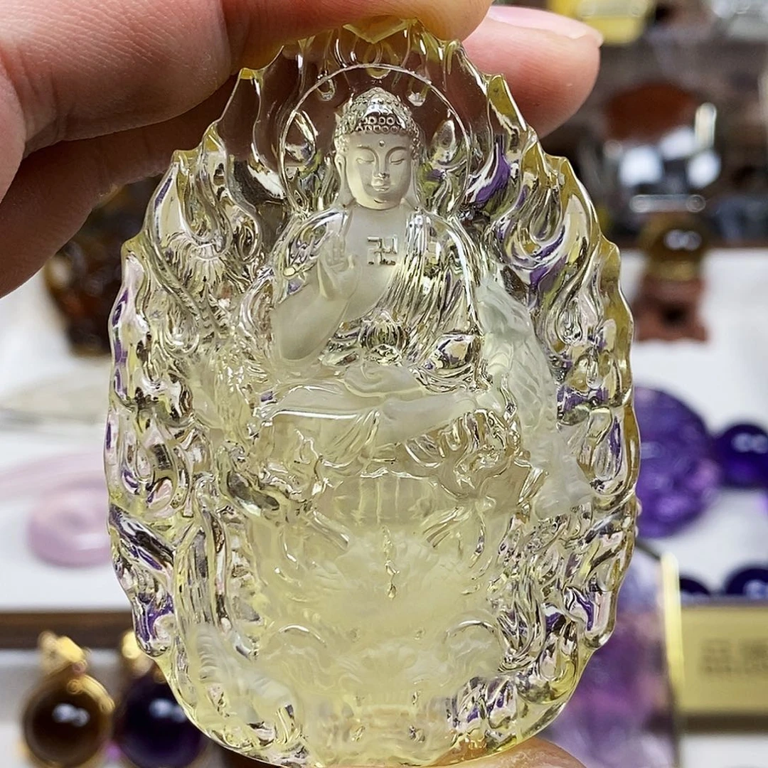 余***涵颈饰未镶嵌水晶天然水晶吊坠