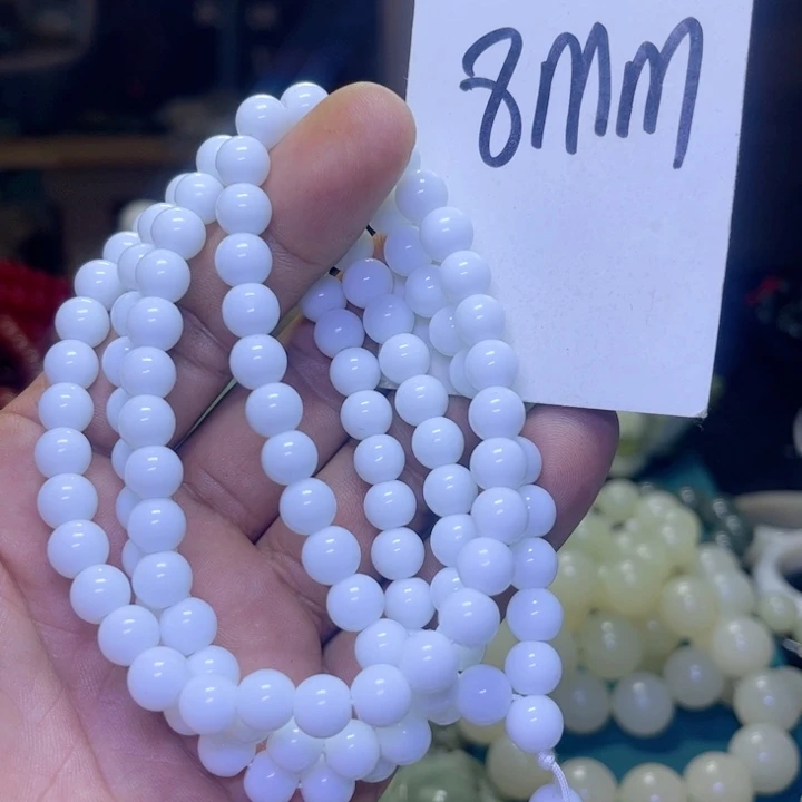 蛇纹石玉未镶嵌项链