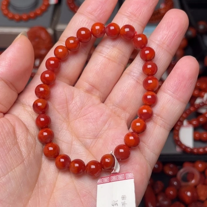 未镶嵌手链南红玛瑙