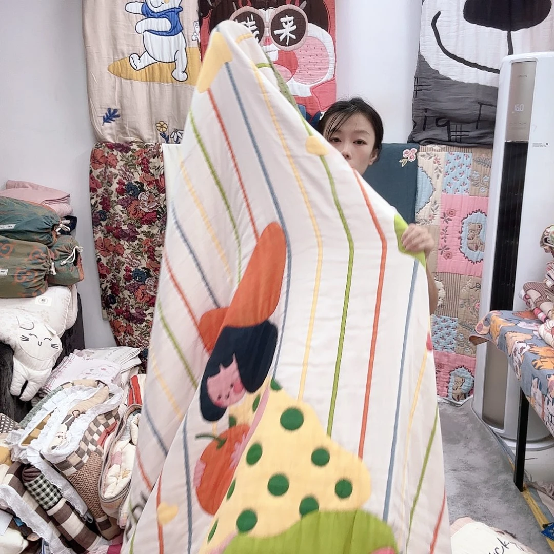 棉福利泡芙被苹果女孩200/230