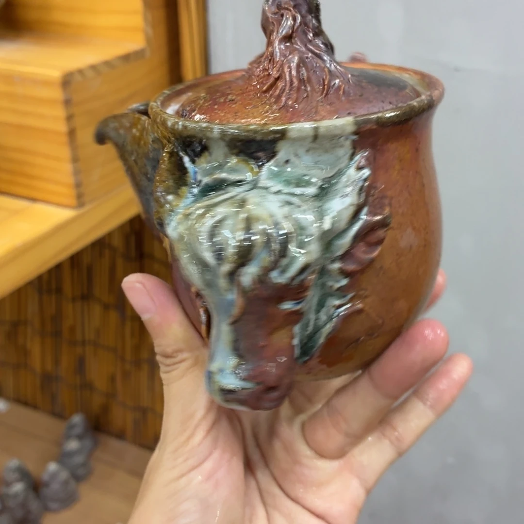 ****陶园柴烧精品好货675露白了