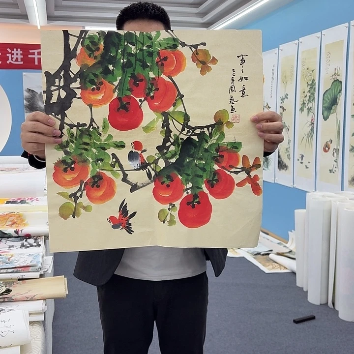 国画手绘国画作品