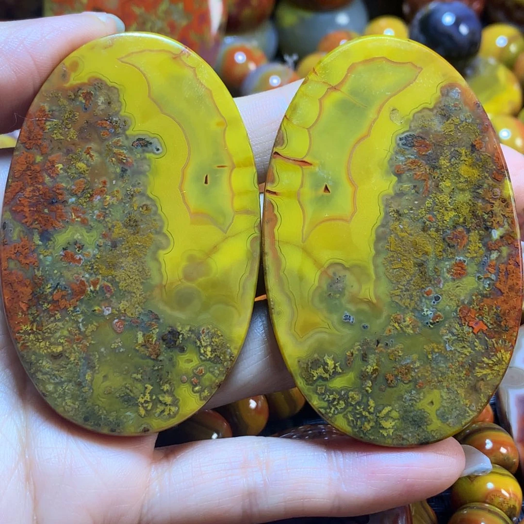 玛瑙/玉髓战国红吊坠未镶嵌天*