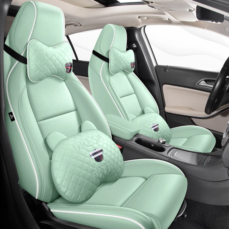 高端定制卡通版运动座椅系列坐垫套真皮专车专用舒适耐磨纳帕皮
