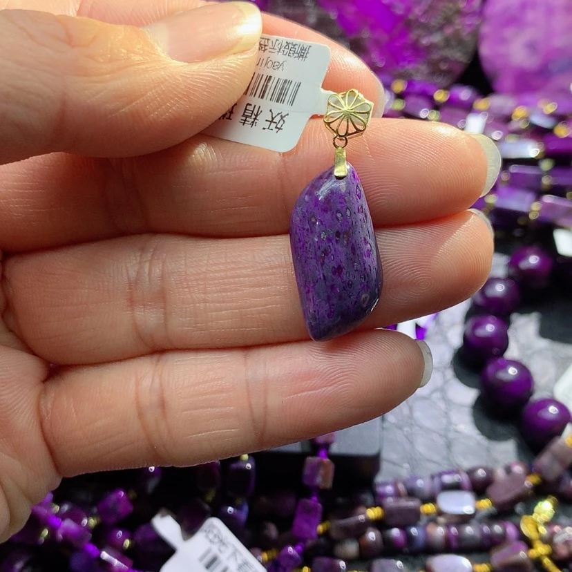 【闪购商品】苏纪石（舒俱来）18K金镶嵌吊坠赠链