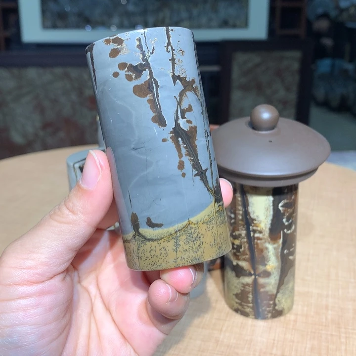 广西国画石摆件，观赏收藏