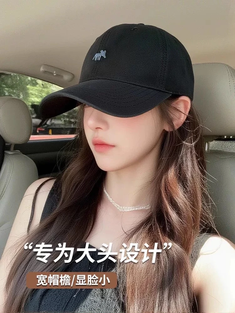 A420 韩系棒球帽狐狸刺绣大头围版