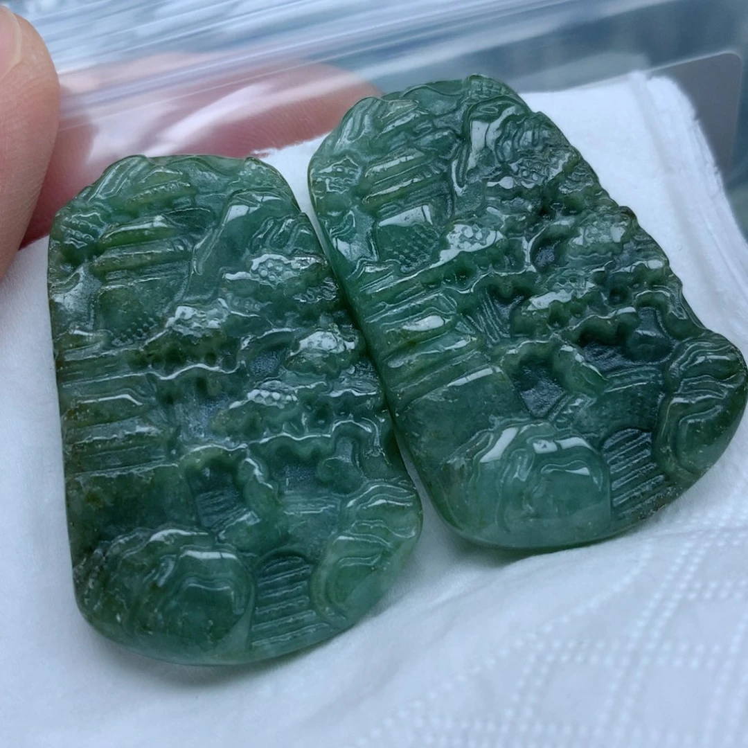颈饰未镶嵌翡翠翡翠